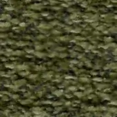 Olive-green fabric sample with mottled texture, speckled with cream highlights, displaying a granular woven structure and product code "h 635".